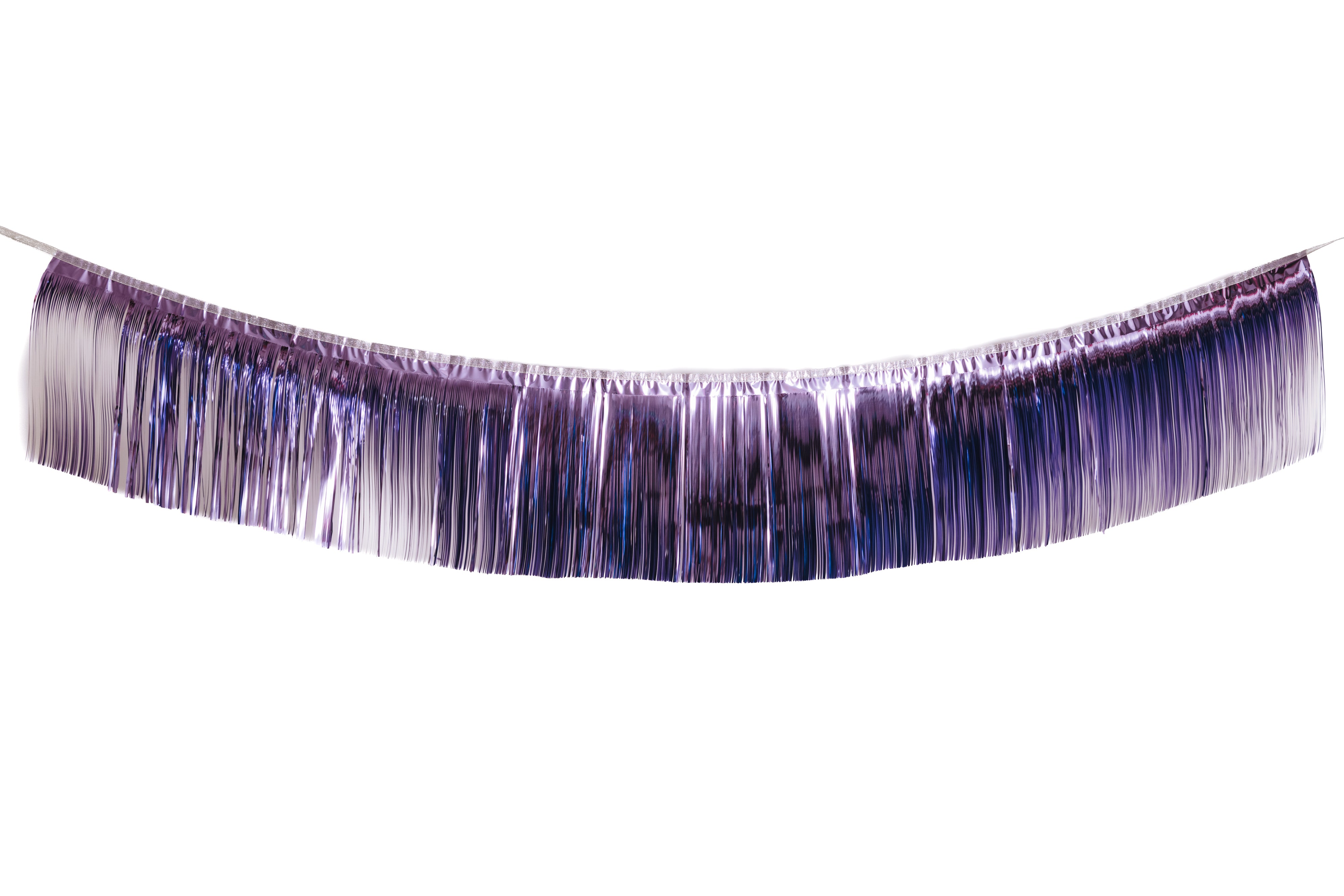 Tinsel Fringe Garland - Purple