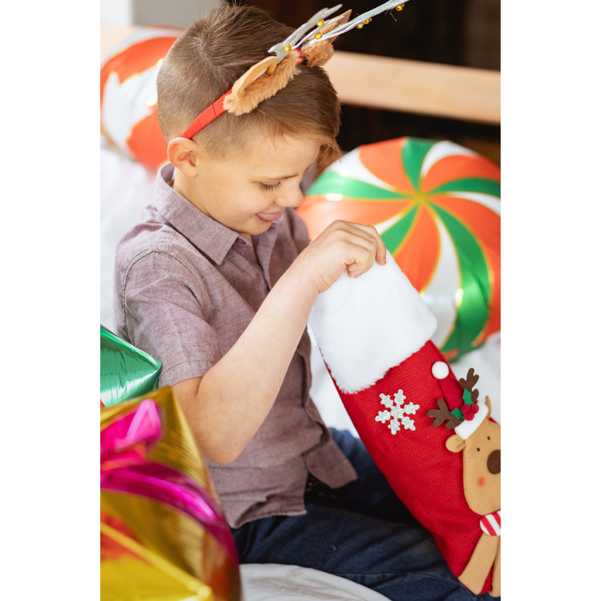 Christmas Stocking, Reindeer