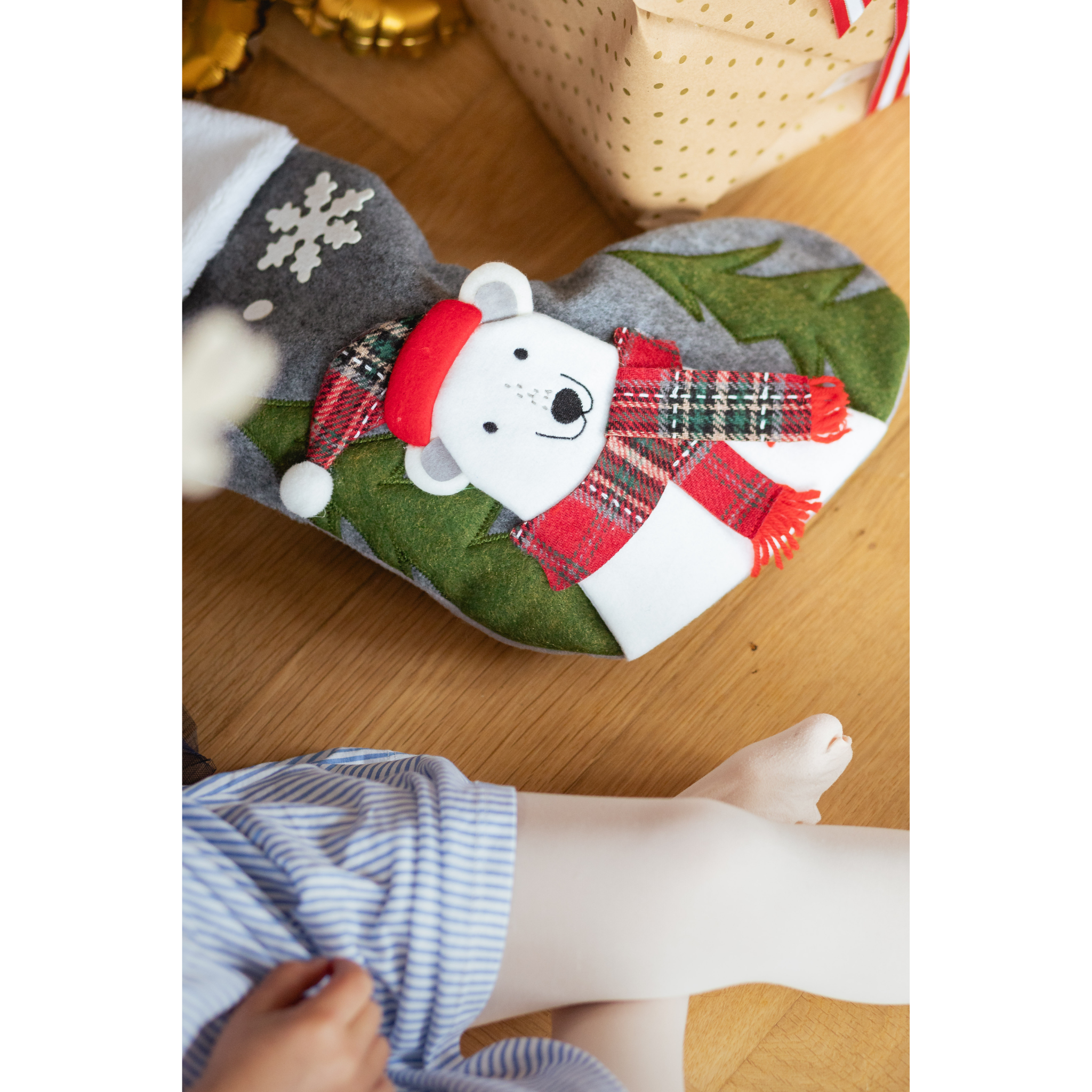 Christmas Stocking, Polar Bear