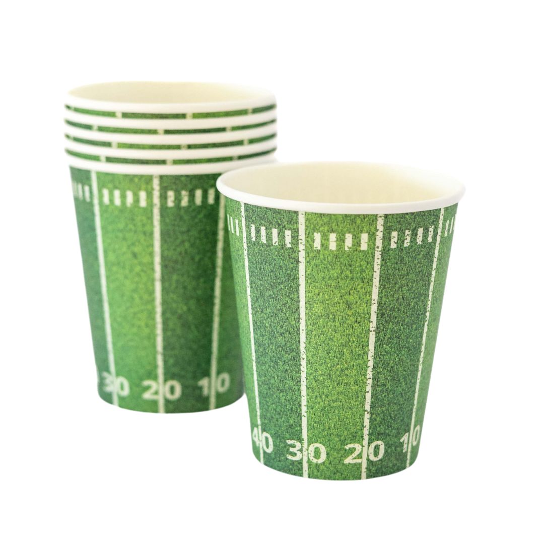 Sports Field Paper Cups (set of 8)