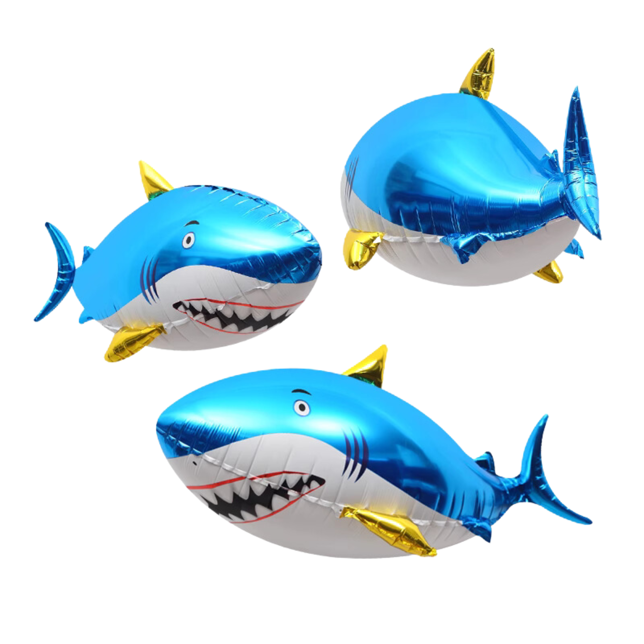 4D Shark Shaped Foil Balloon