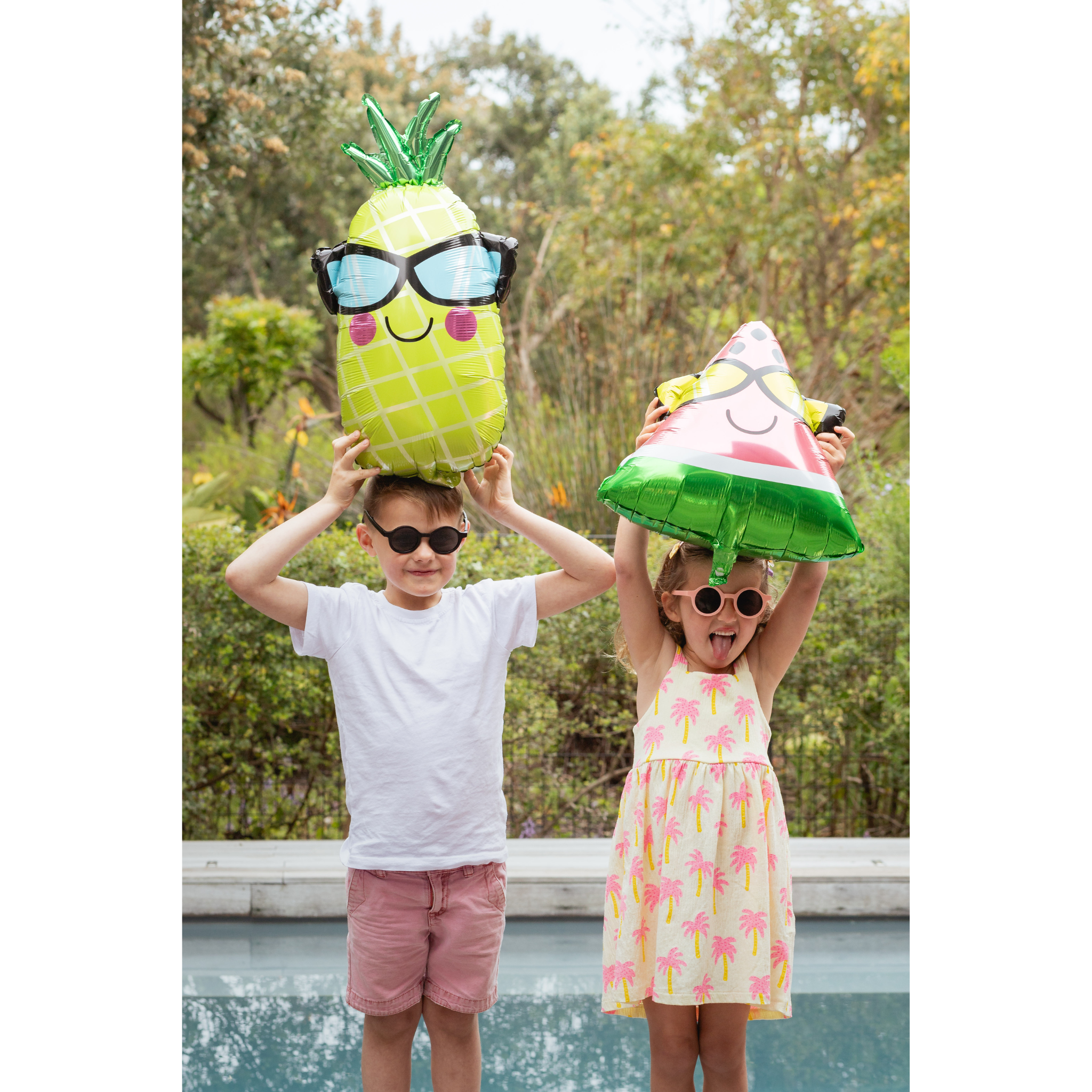 Watermelon Shaped Foil Balloon, Sunglasses