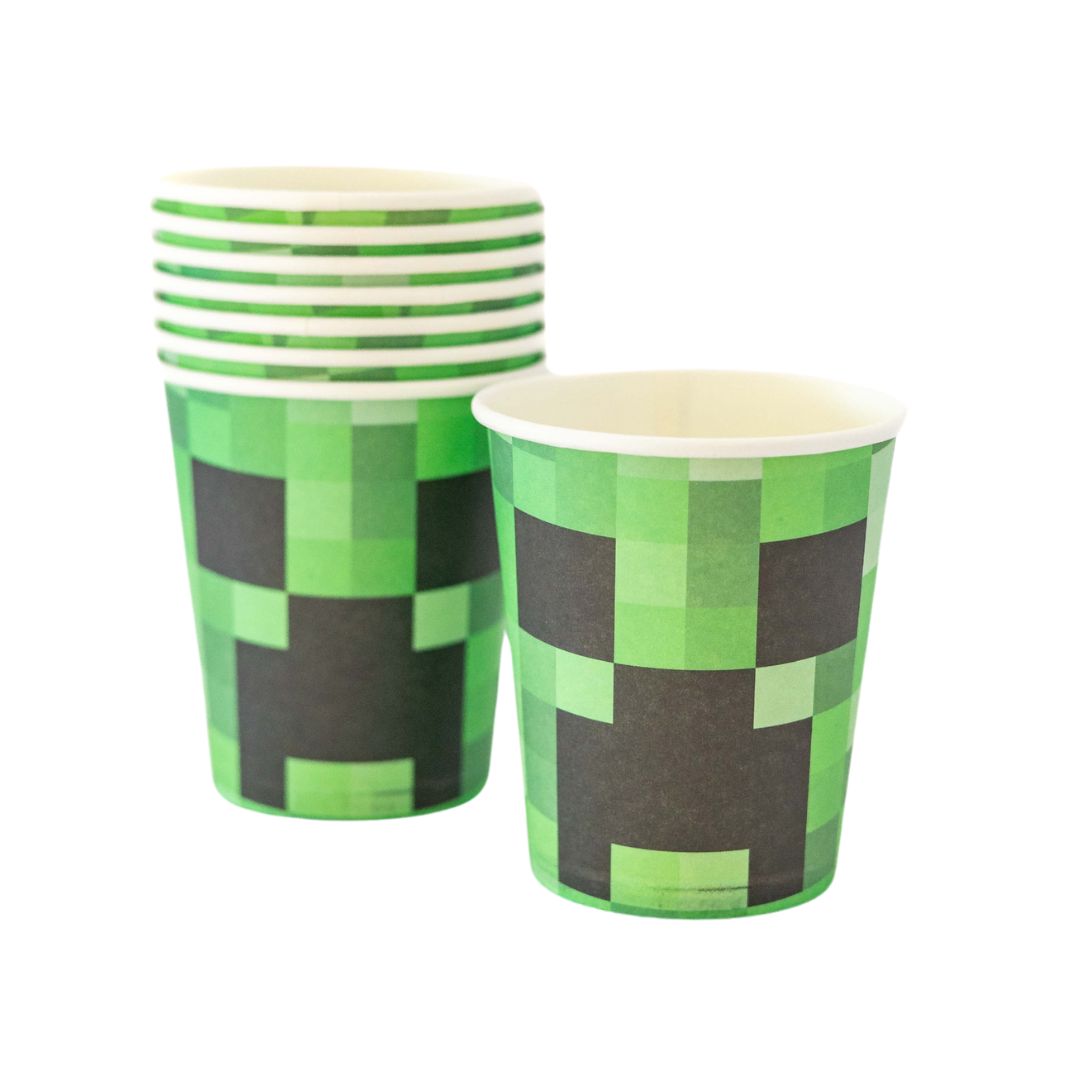 Minecraft Paper Cups (set of 10)