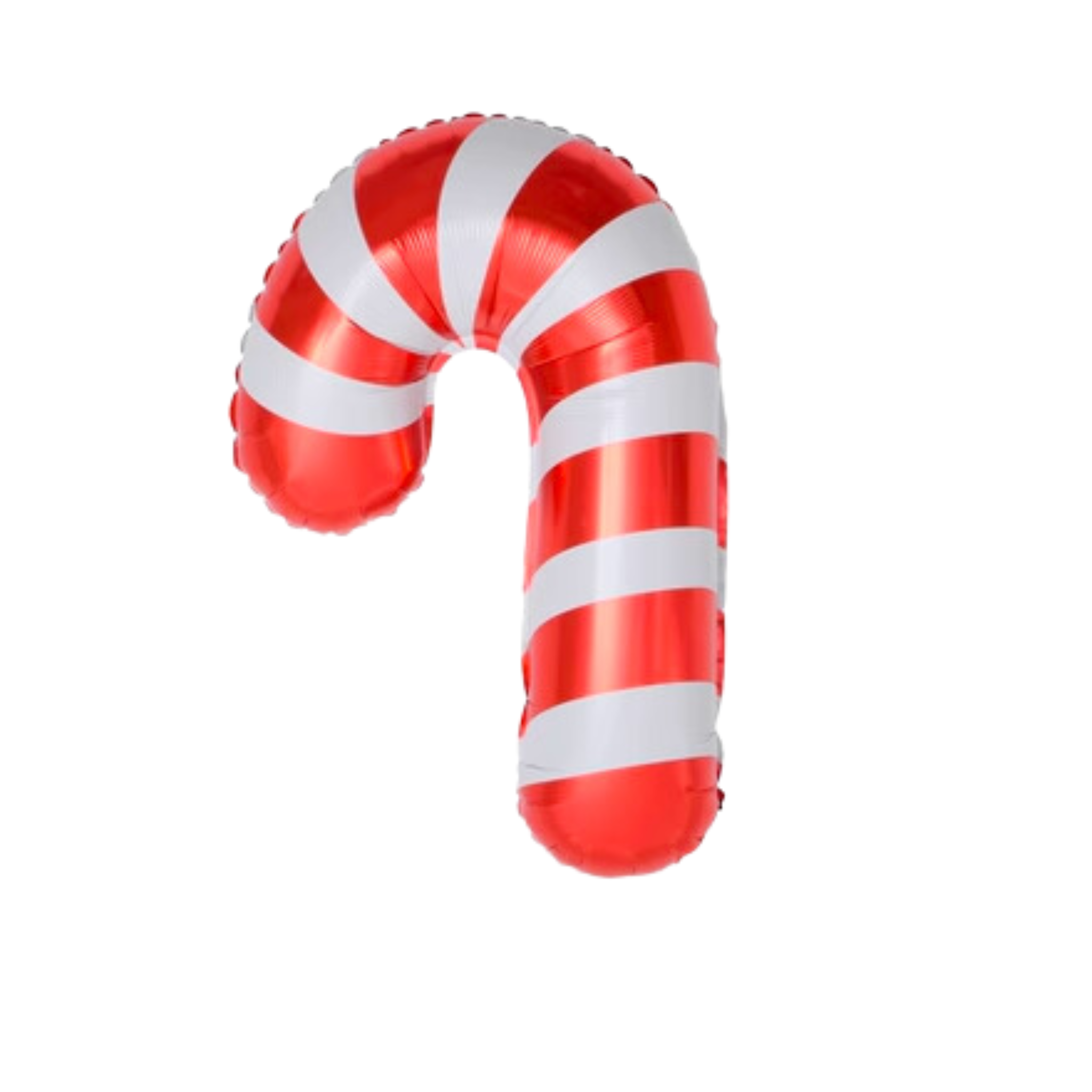 Small Candy Cane Foil Balloon, Red