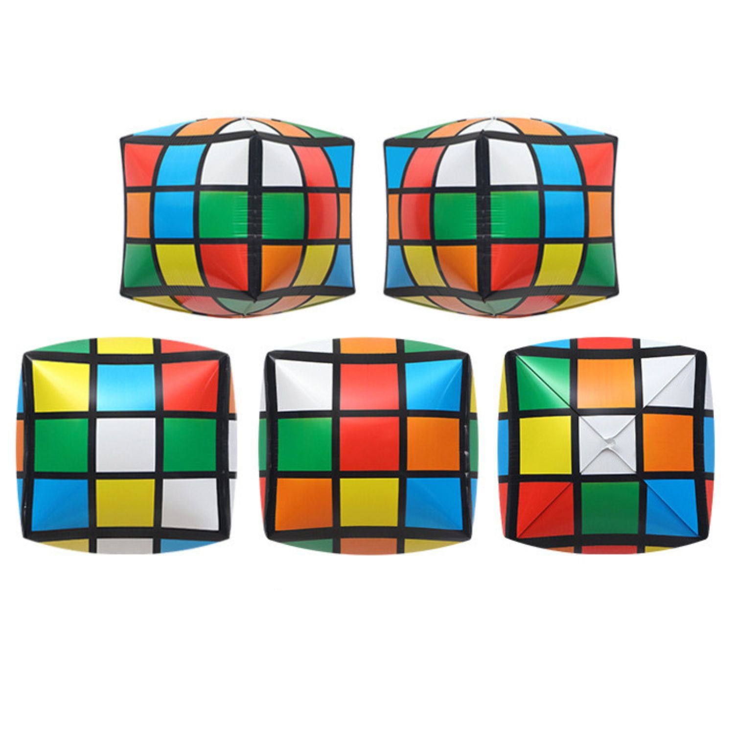 4D Rubix Cube Foil Balloon