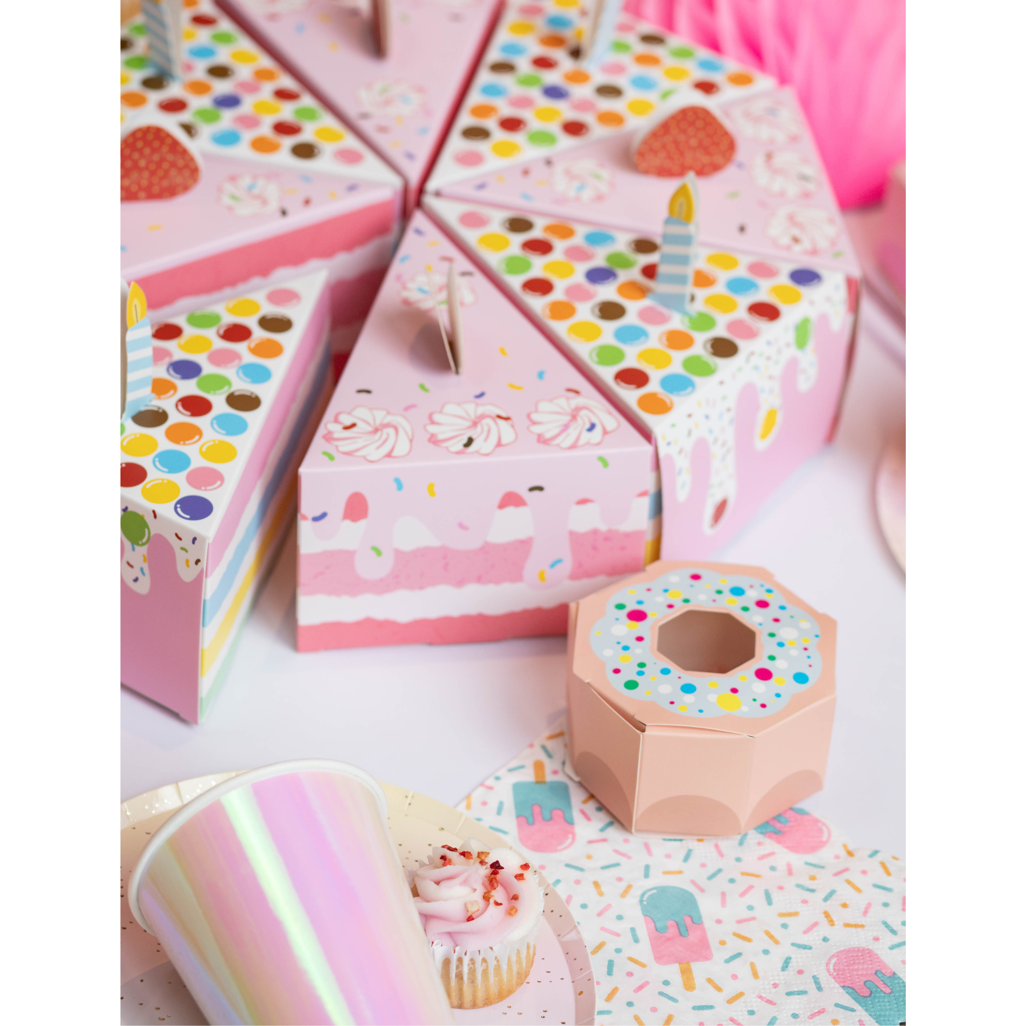 Donut Favour Boxes (set of 3)