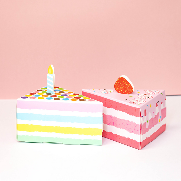 Cake Favour Boxes, Candy (set of 4)