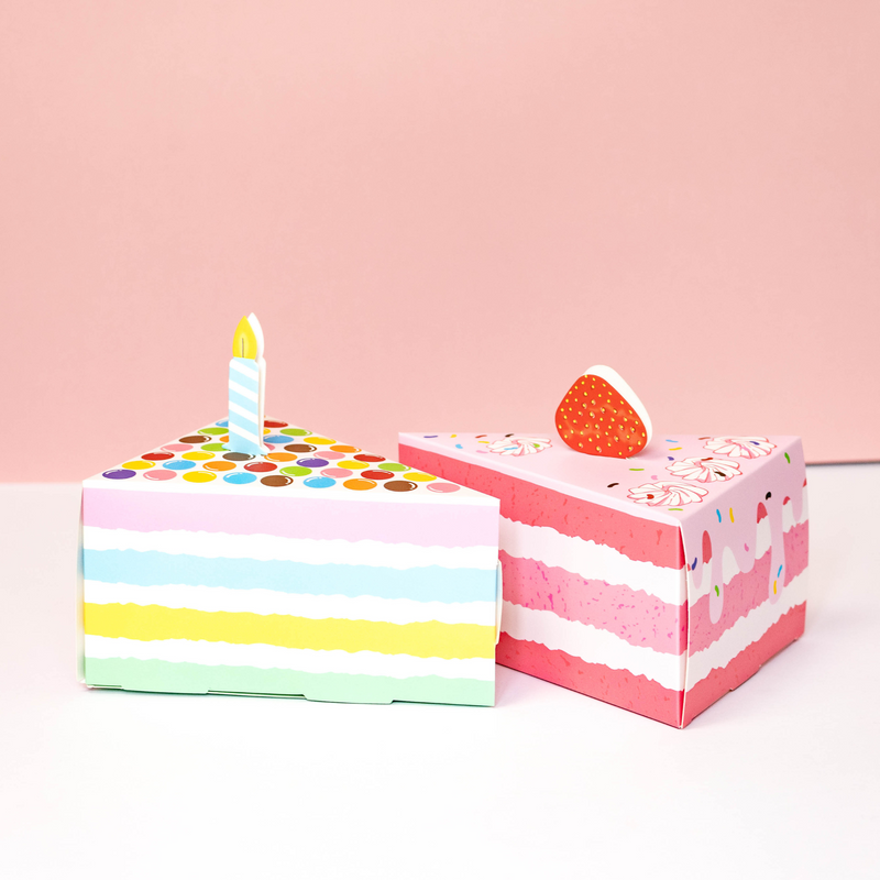 Cake Favour Boxes, Candy (set of 4)