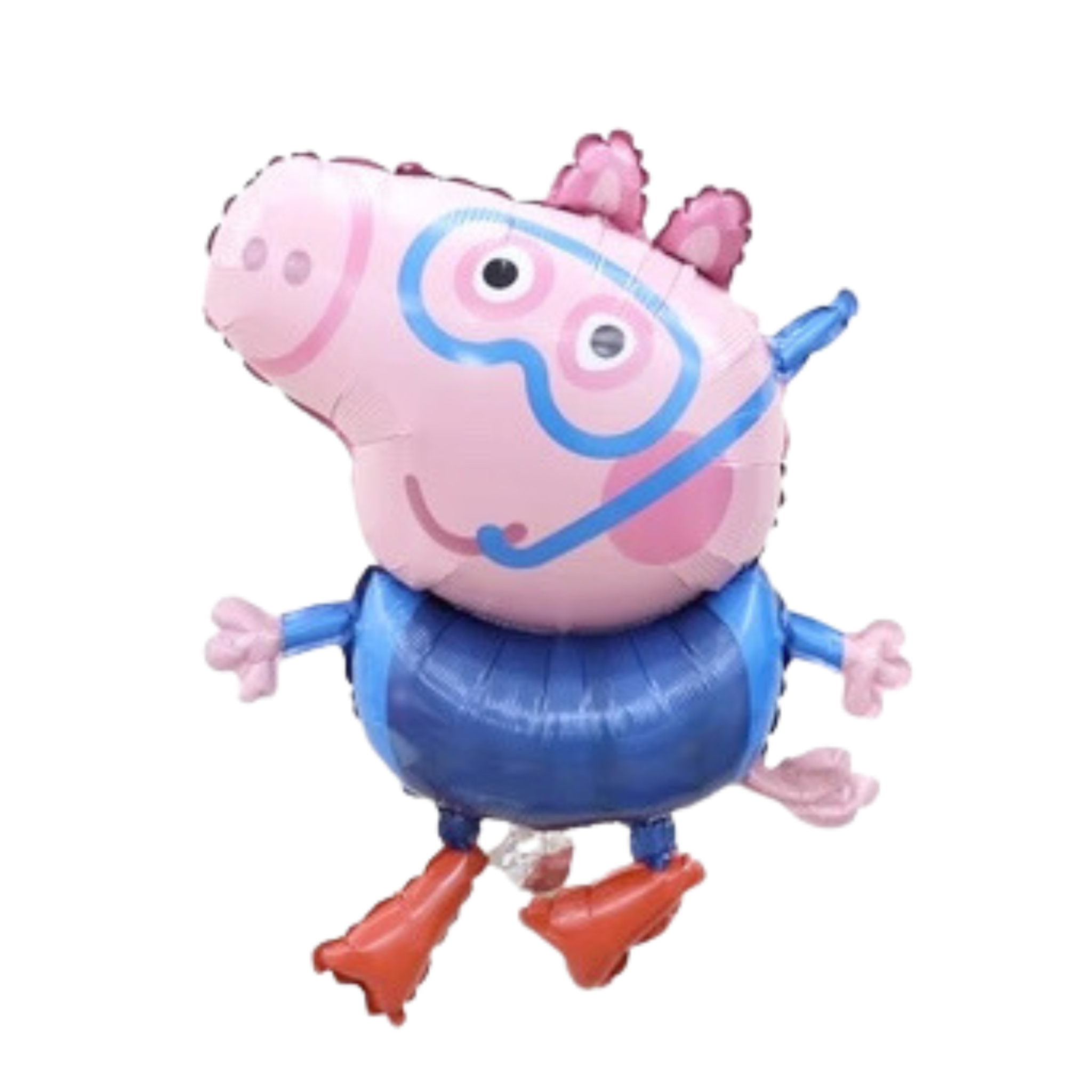 Piggy Peppa George Diving Shaped Foil Balloon