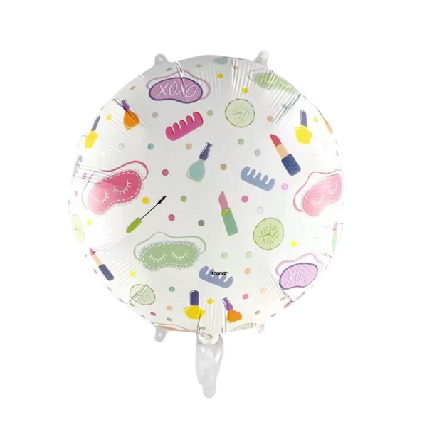 Spa Party Round Shaped Foil Balloon