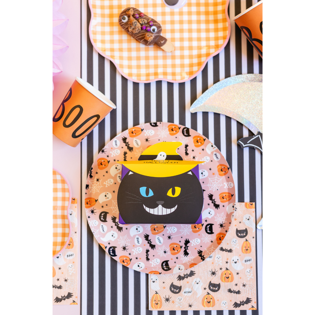 Halloween Cat Favour Box (set of 4)