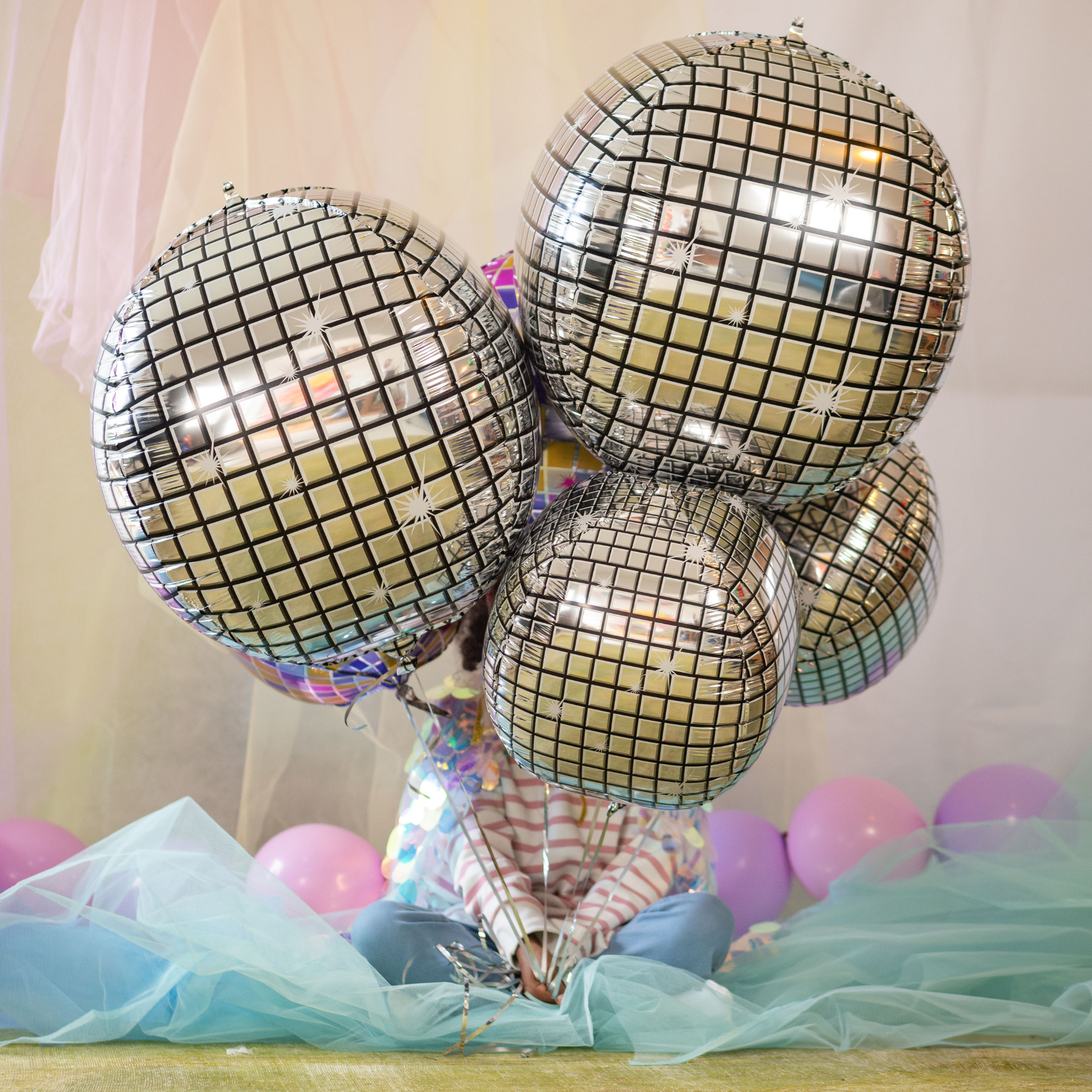 Disco Ball 4D Foil Balloon