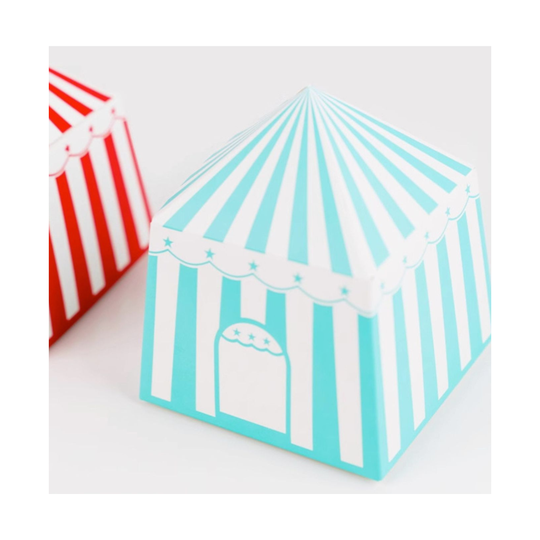 Carnival Paper Box, Blue (set of 5)