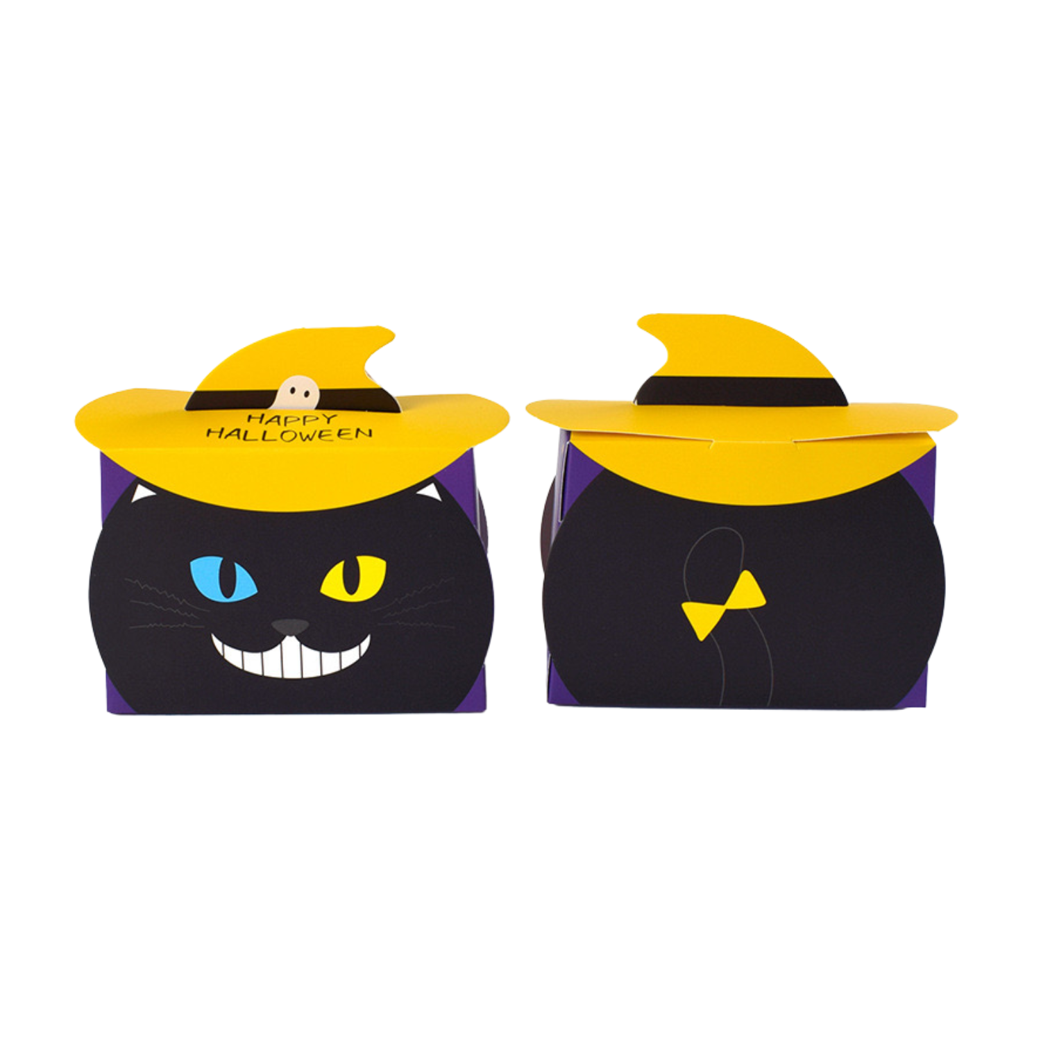 Halloween Cat Favour Box (set of 4)