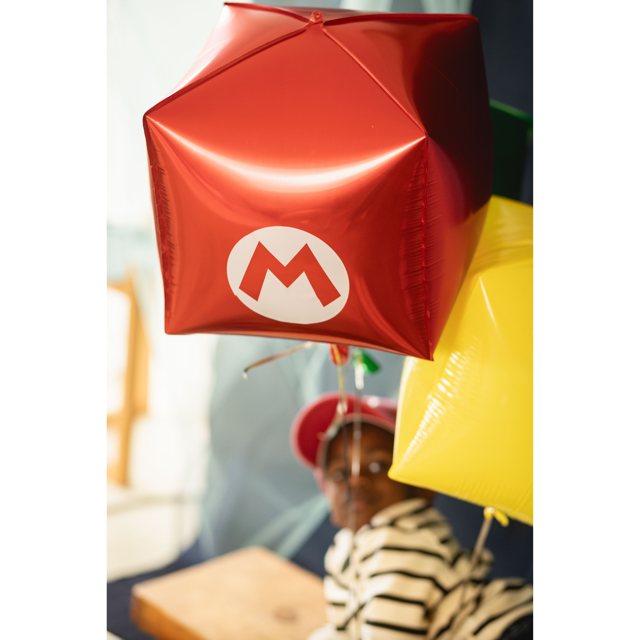 4D Super Mario Foil Balloon (set of 3)