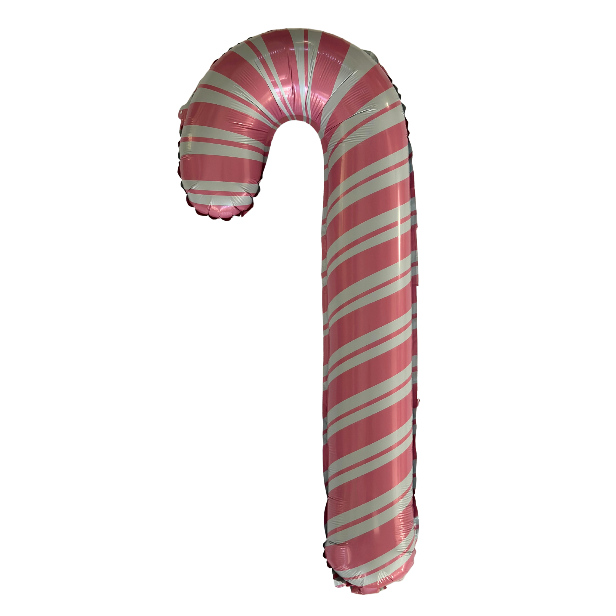 Large Candy Cane Foil Balloon, Pink