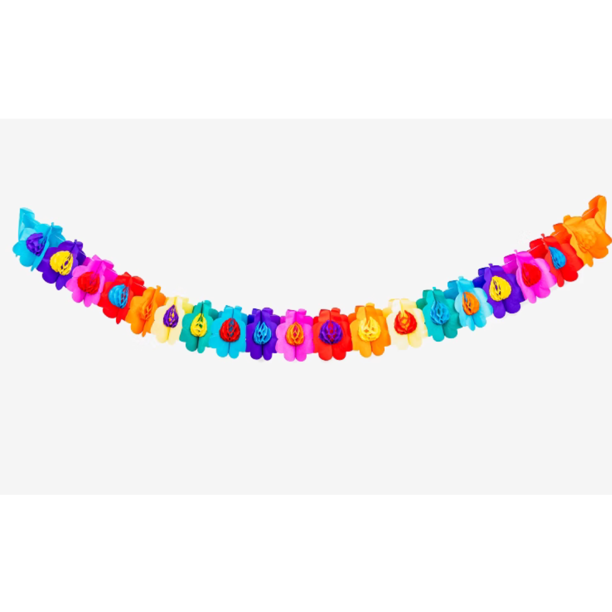 3D Tropical Fiesta Flower Garland