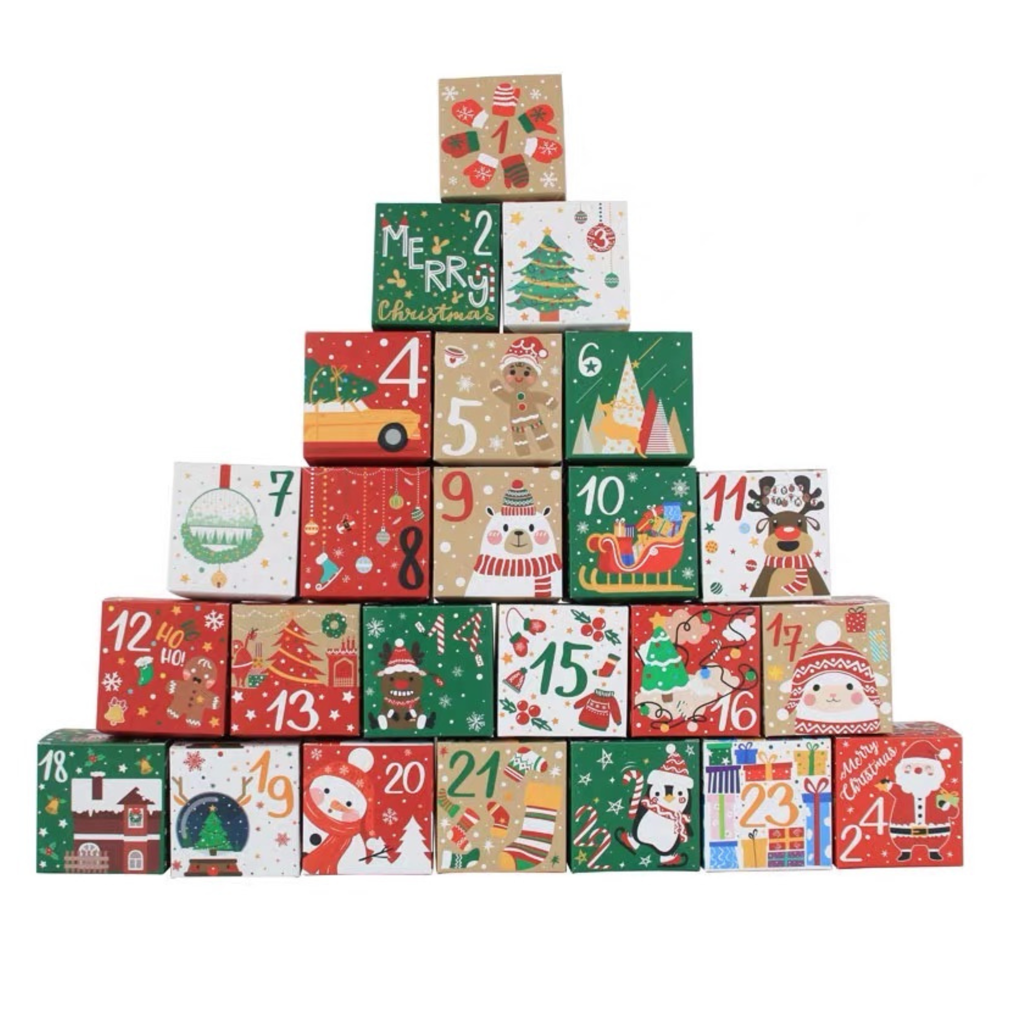 Advent Calendar Boxes (set of 24)