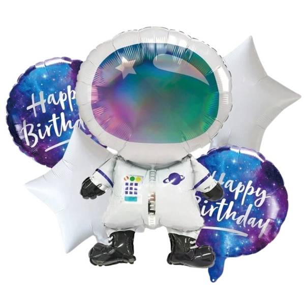 Space Themed Ballon Mix (set of 5)