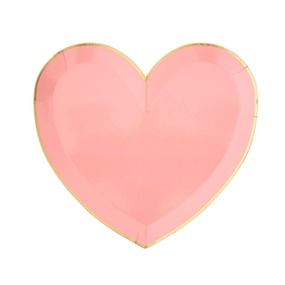 Heart Plates,Small (set of 8)