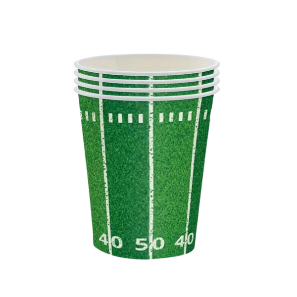 Sports Field Paper Cups (set of 8)