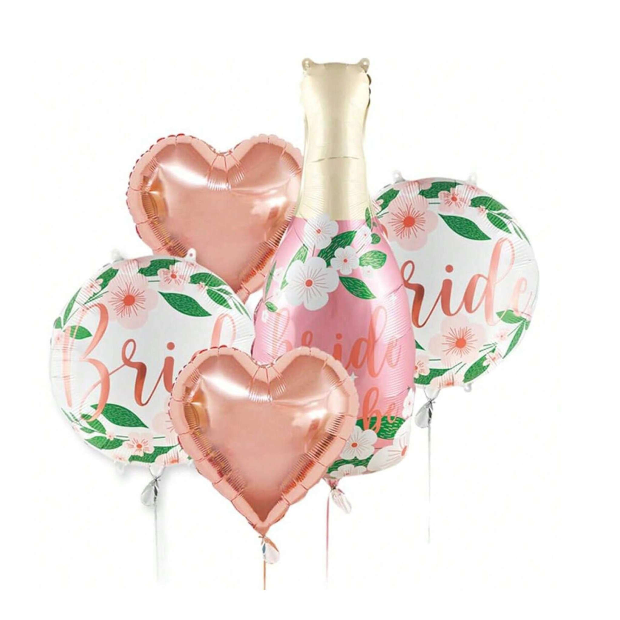 Bride To Be Themed Foil Balloon Mix (set of 5)