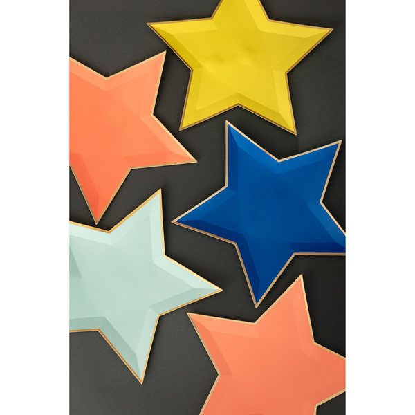 Star Plate, Yellow (set of 8)