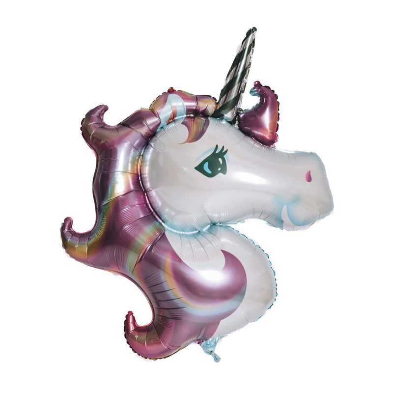 Unicorn Face Shaped Foil Balloon