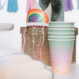 Rainbow Paper Cups (set of 8)