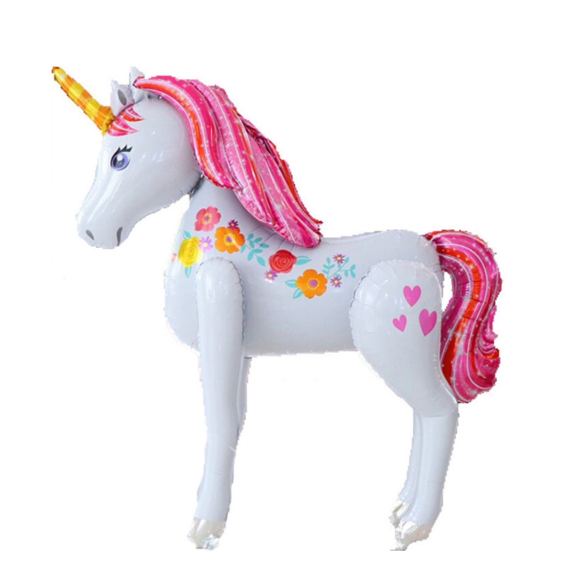 3D Life Size Unicorn Foil Balloon