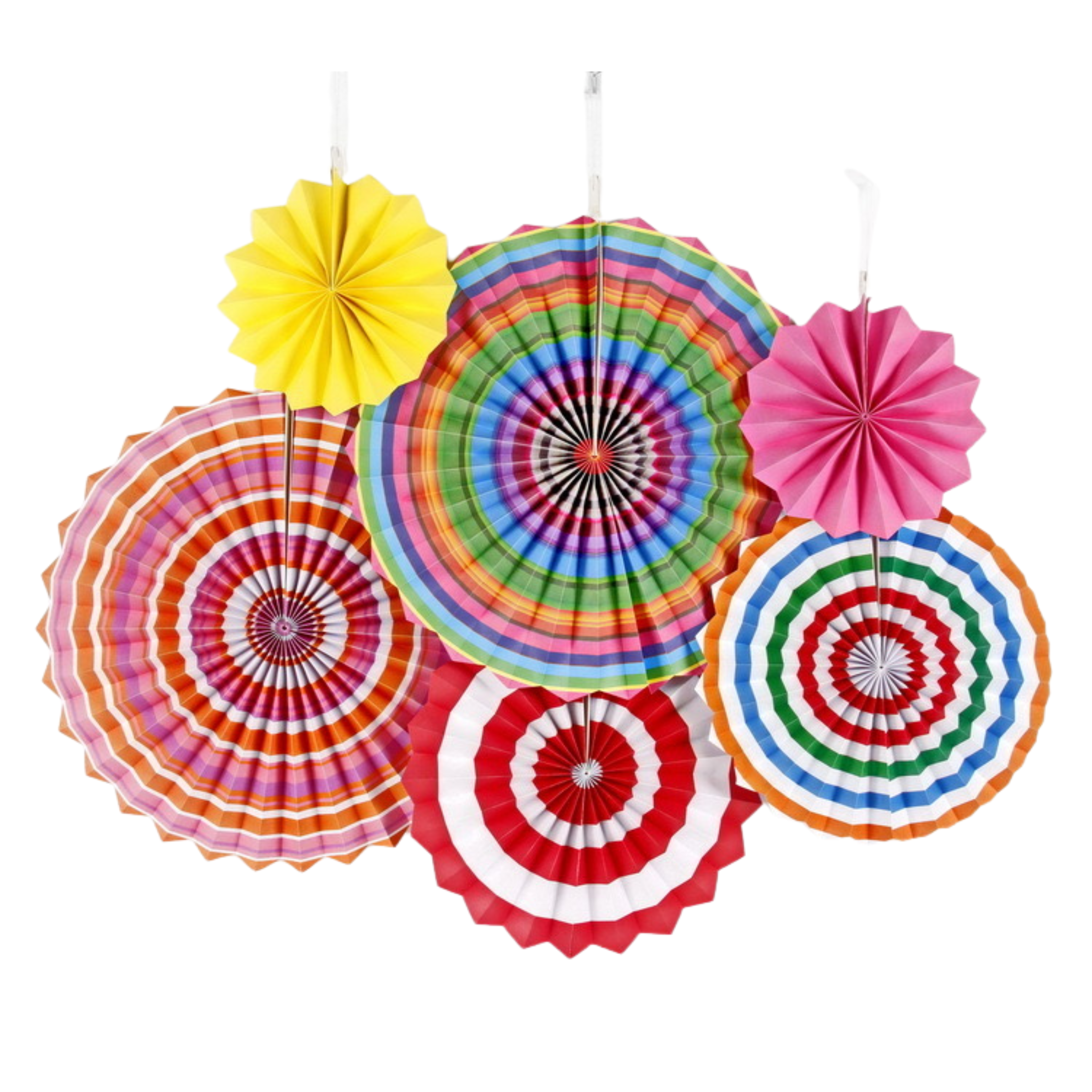 Fiesta Party Fans (set of 6)