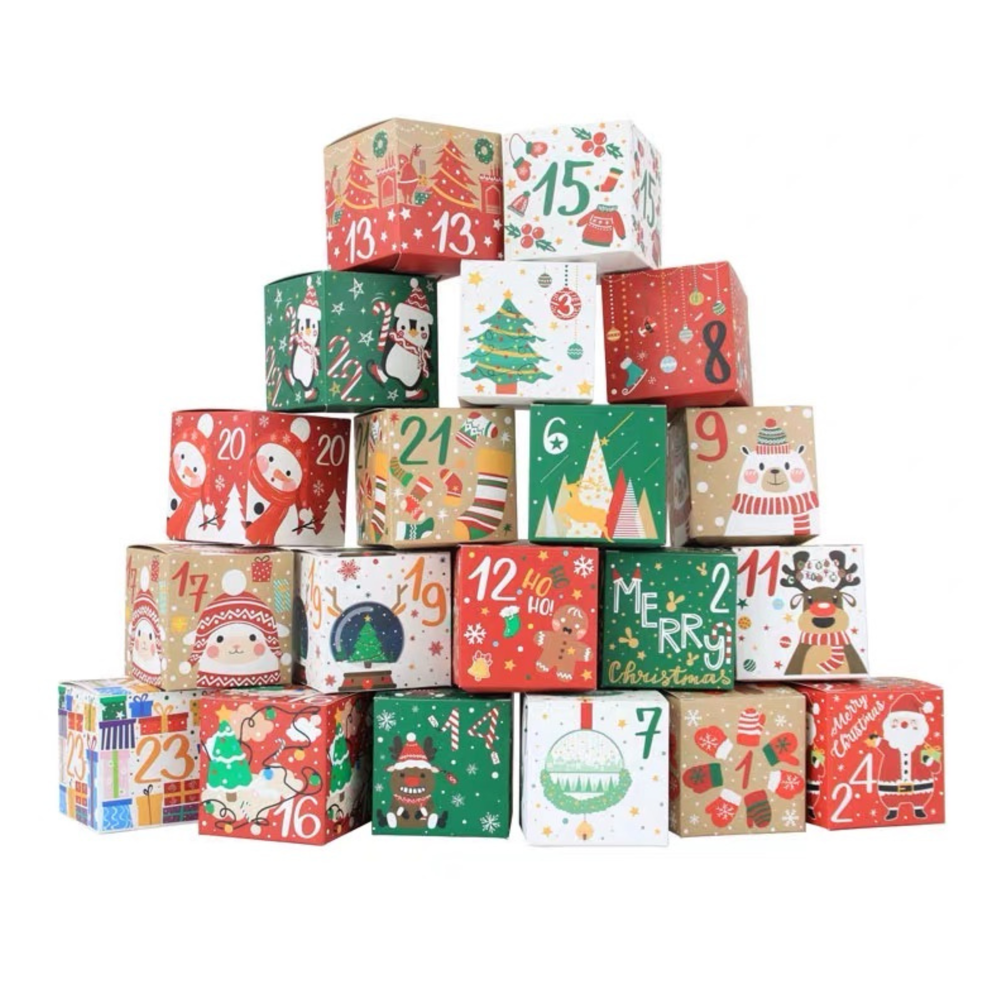 Advent Calendar Boxes (set of 24)