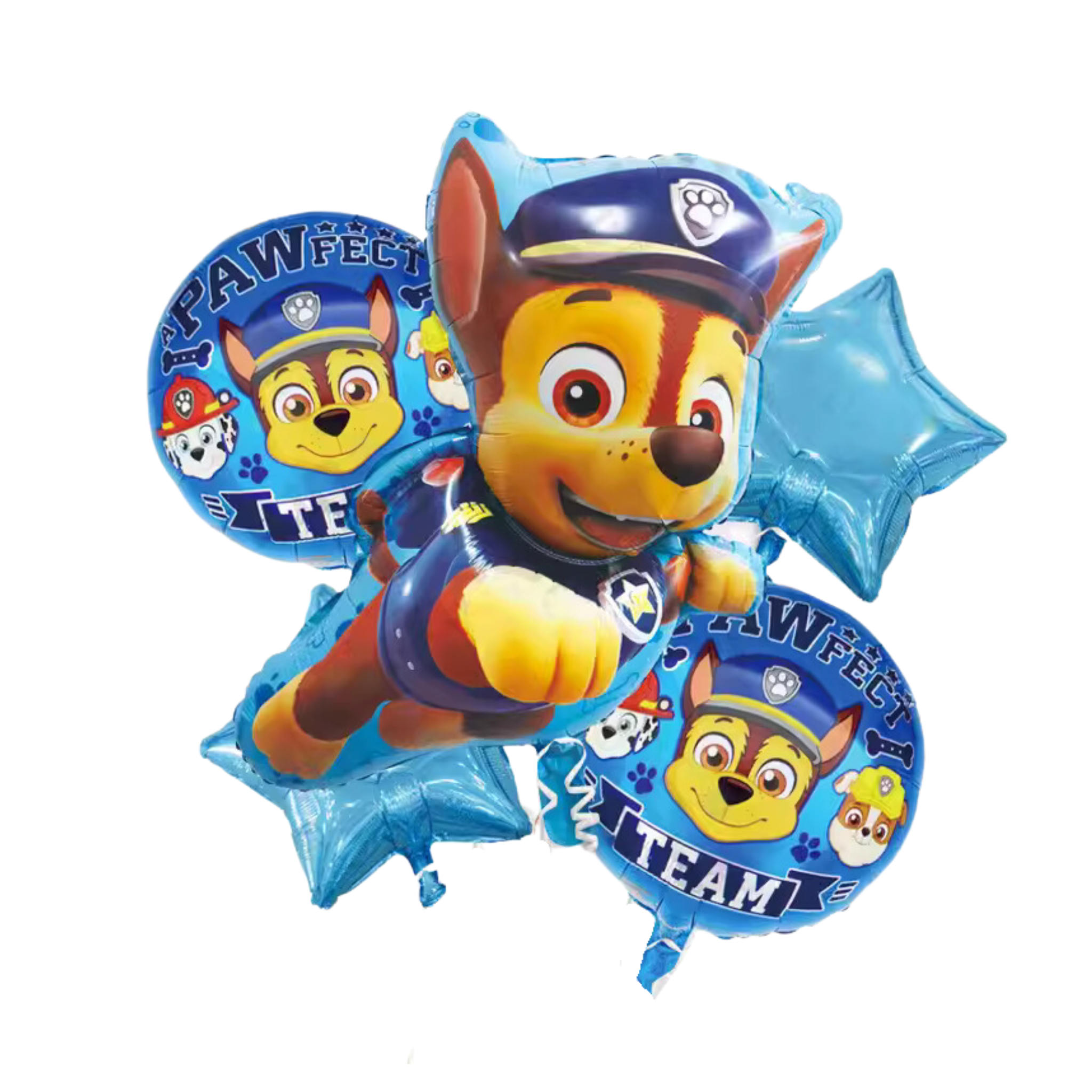 Paw Patrol Chase Foil Balloon (set of 5)