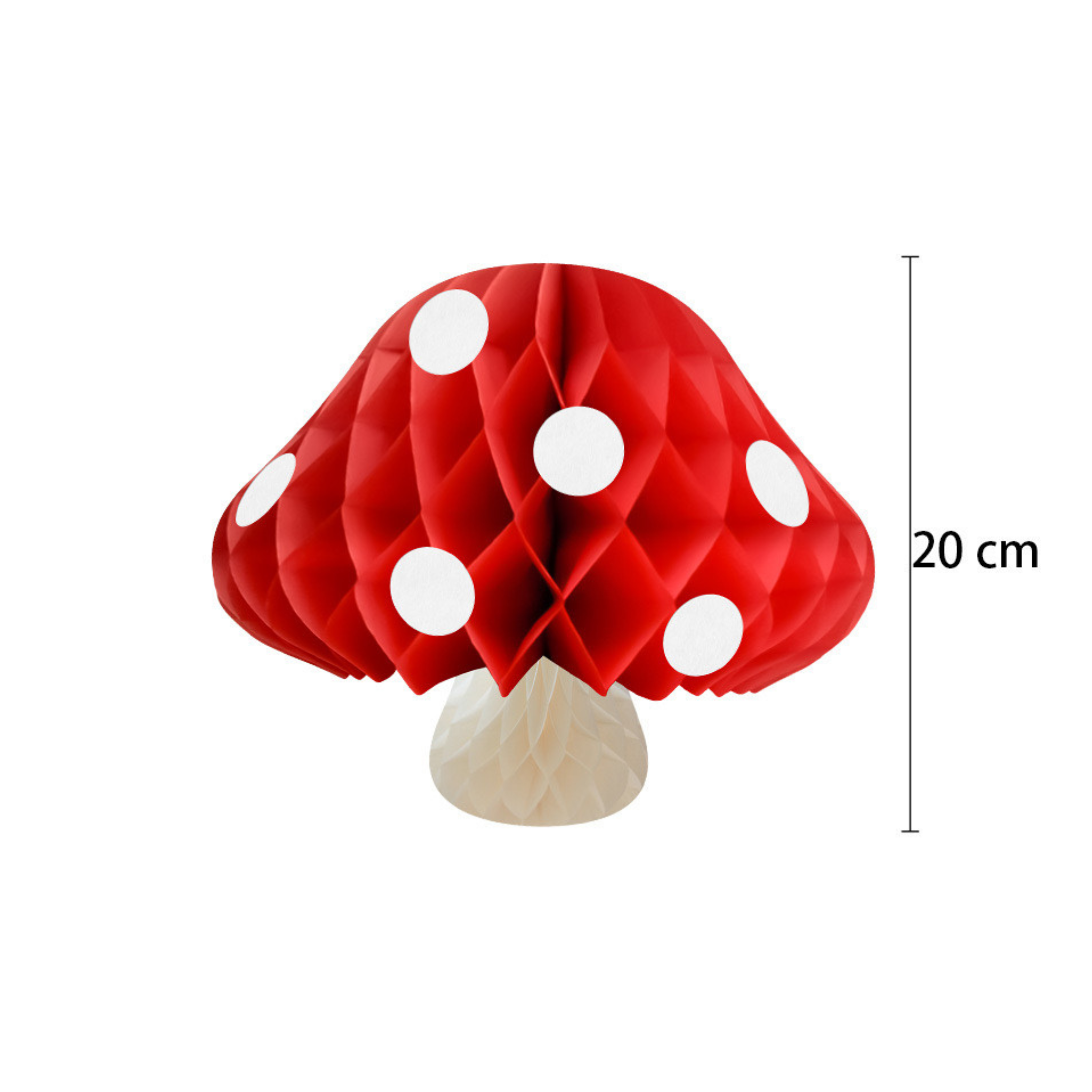 Mushroom Lantern, Red