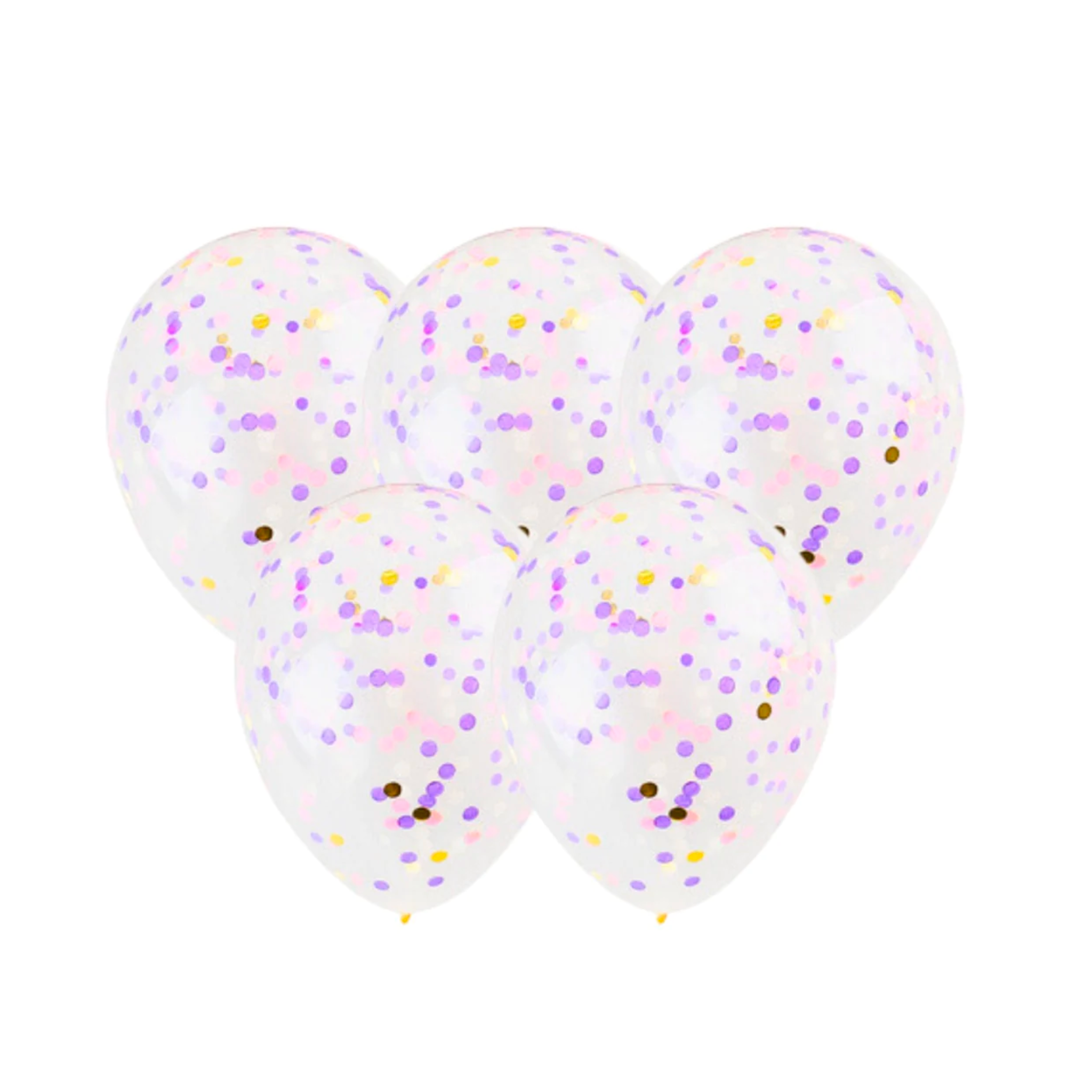 Purple Confetti Balloon (set of 5)