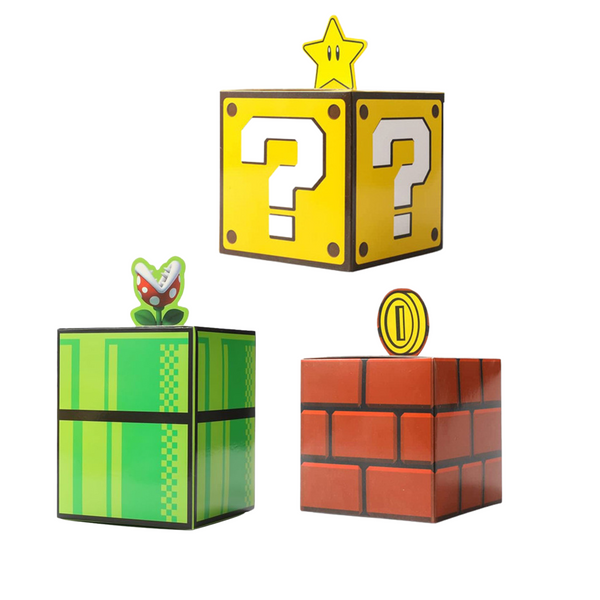 Super Mario Favour Box, (set of 3)