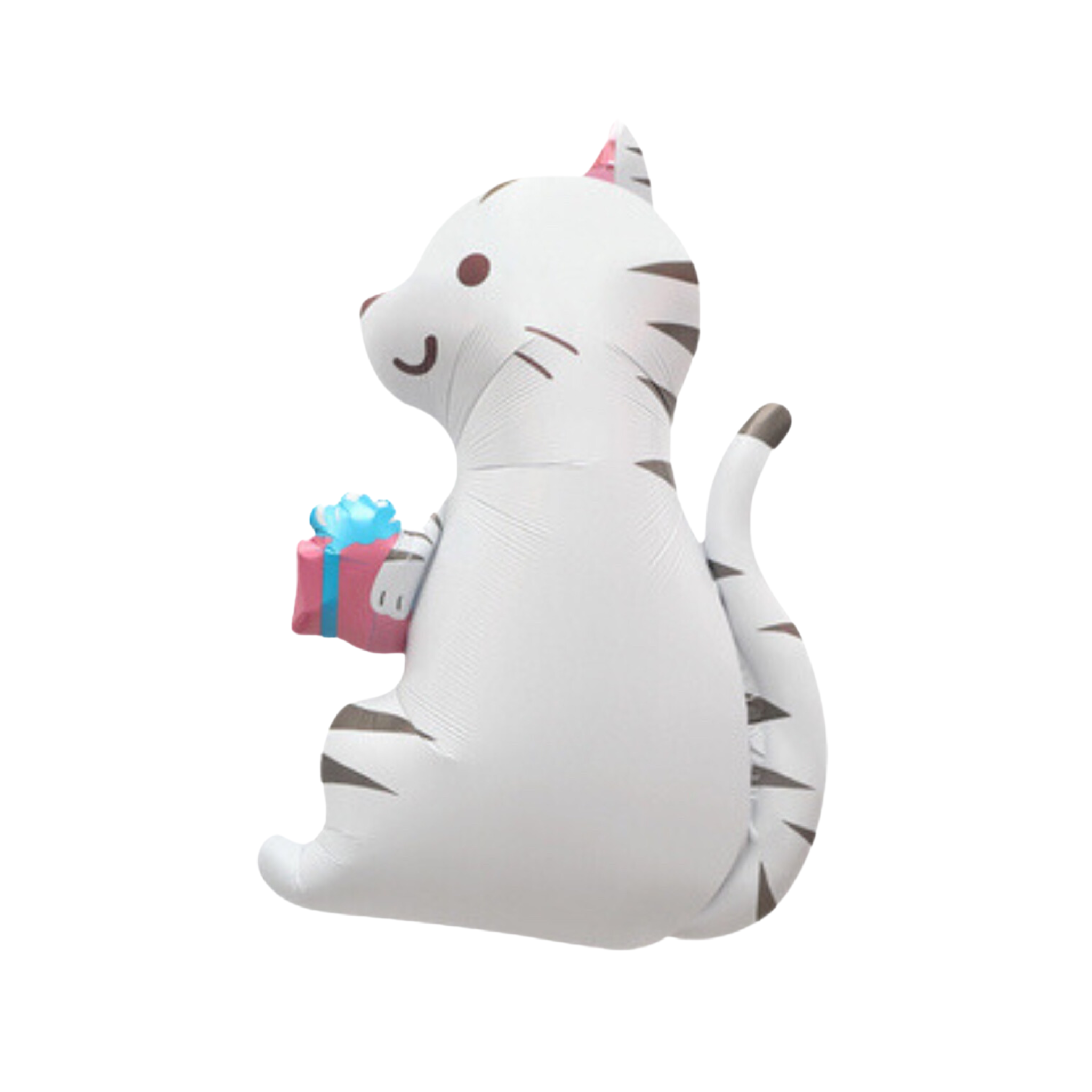 White Kitten Foil Balloon