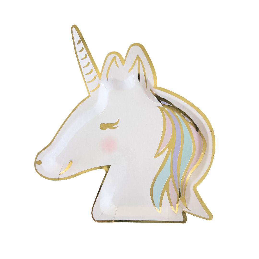 Unicorn Themed Plates (set of 8)