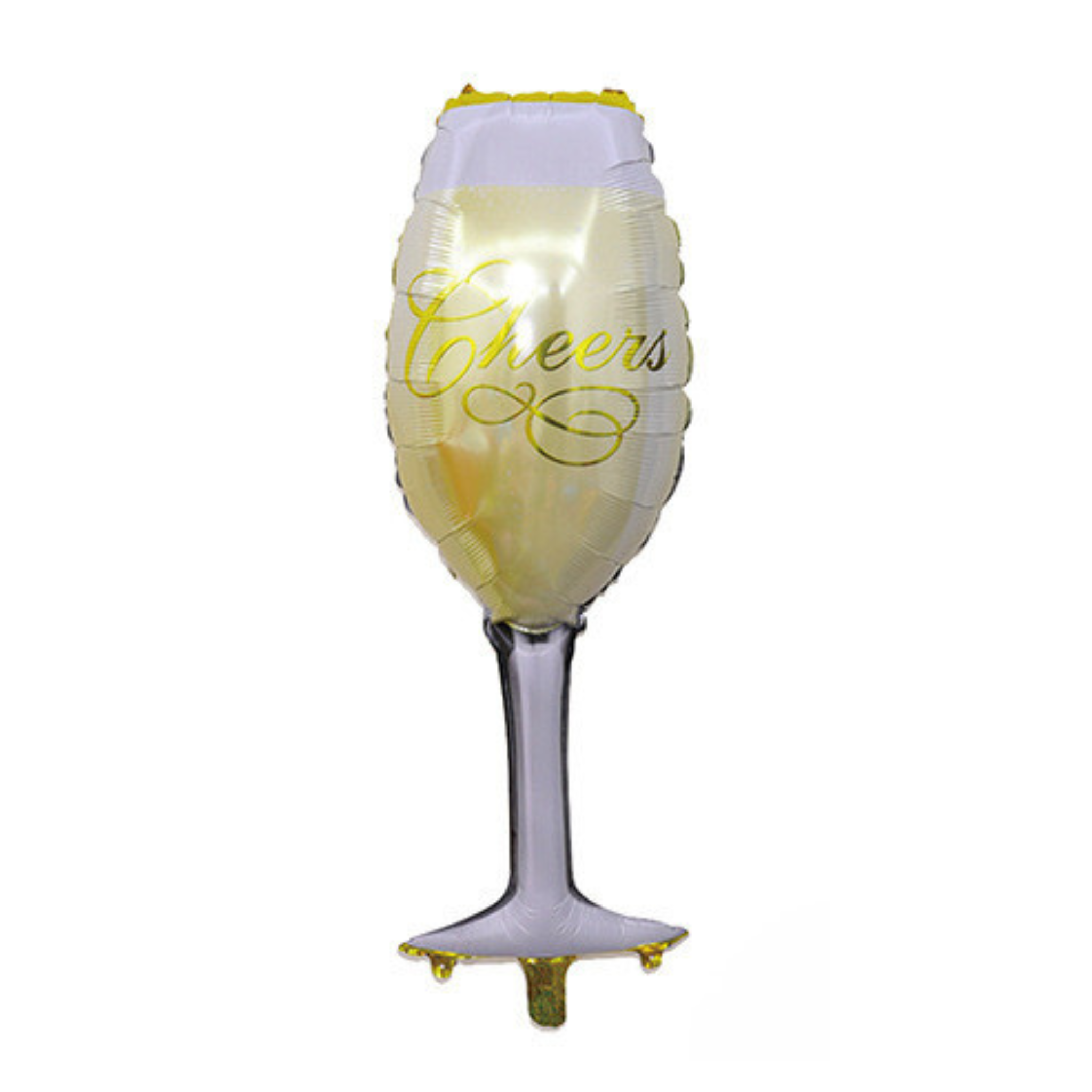 Champagne Glass Shaped Foil Balloon