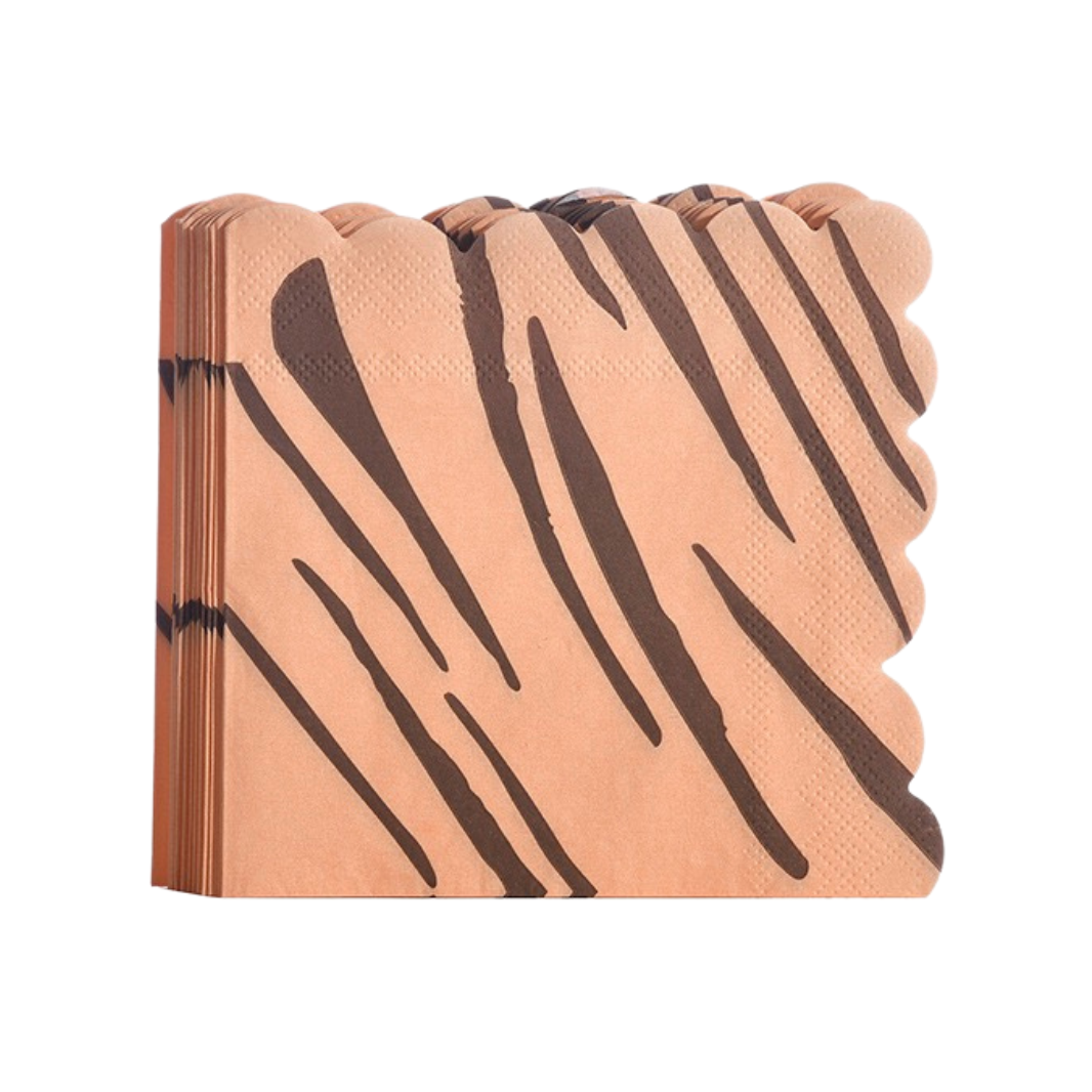 Tiger Striped Napkins (pack of 20)