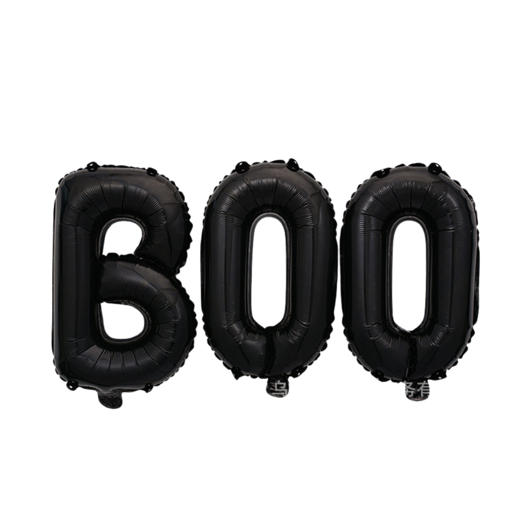 BOO Script Foil Balloon