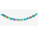 3D Tropical Fiesta Flower Garland, Star