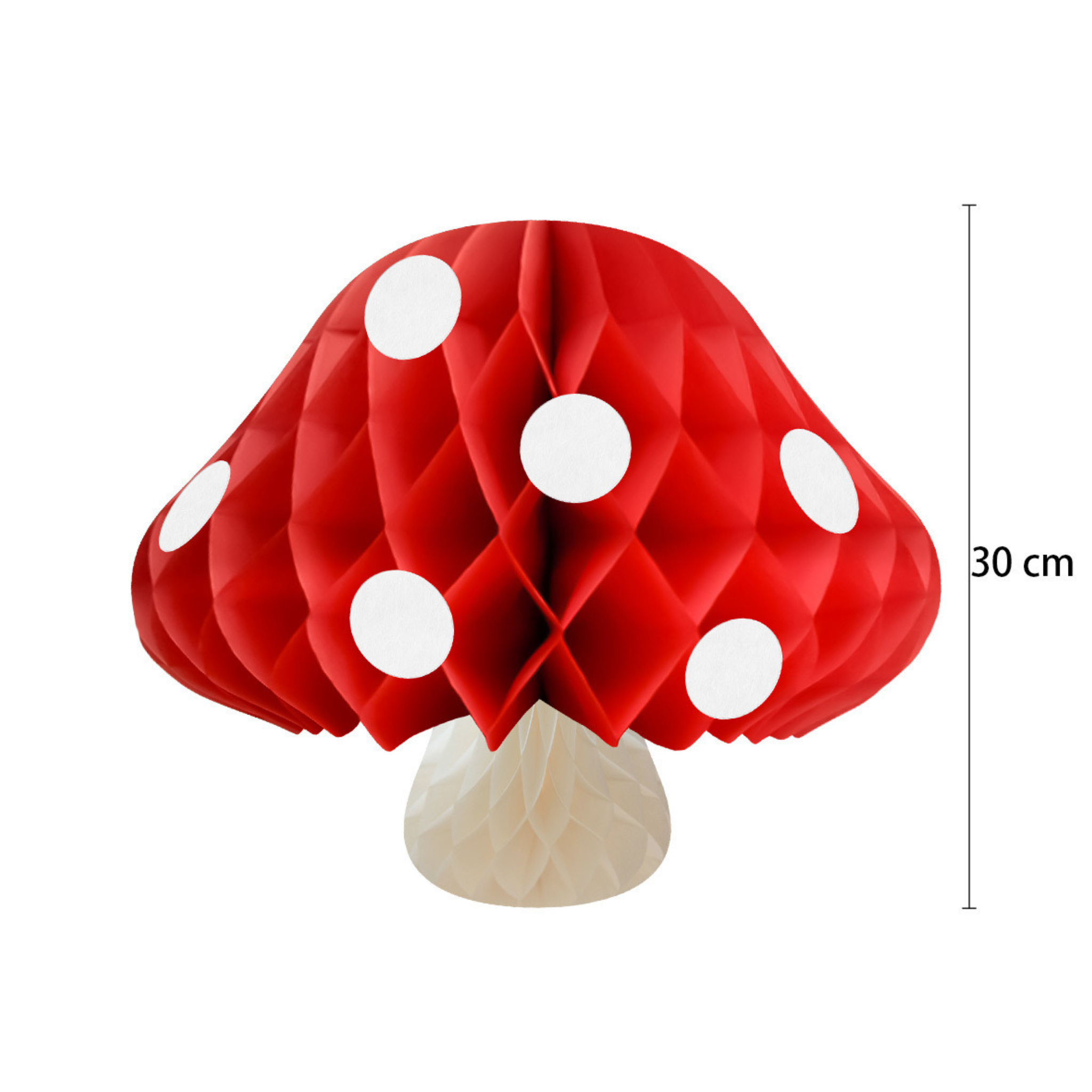 Mushroom Lantern, Red