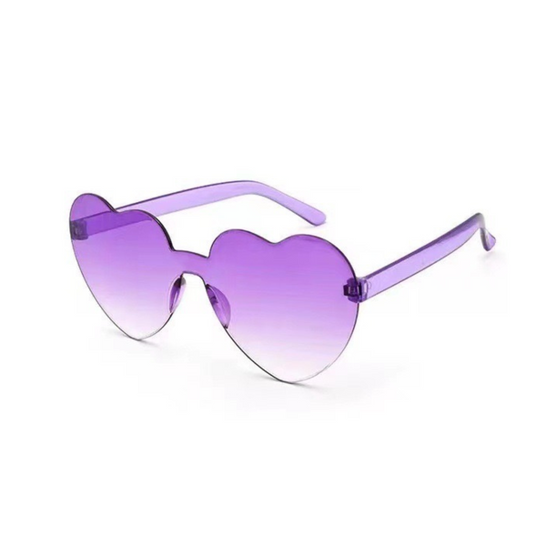 Sunglasses Heart - Purple