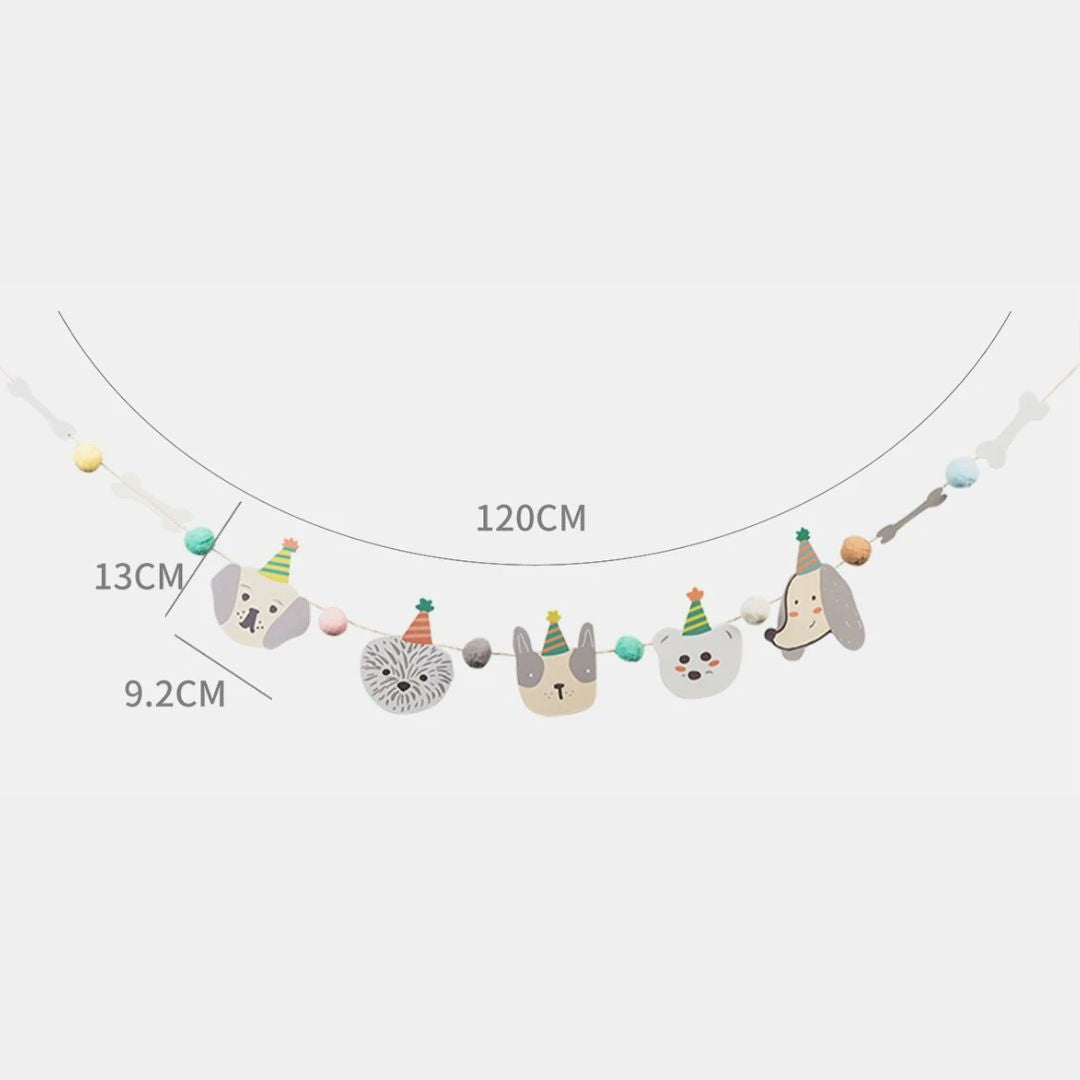 Cat / Dog Themed Garland (9 piece)