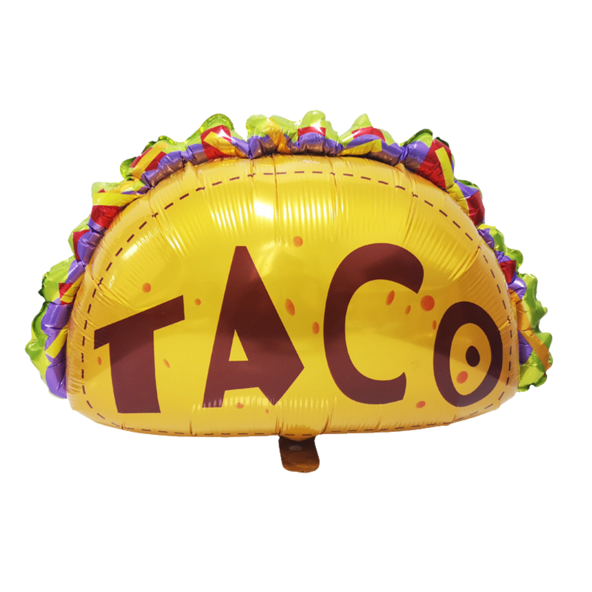 Taco Shaped Foil Balloon