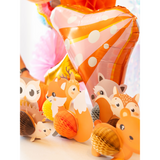 Woodlands animals honeycomb decor (set of 1)