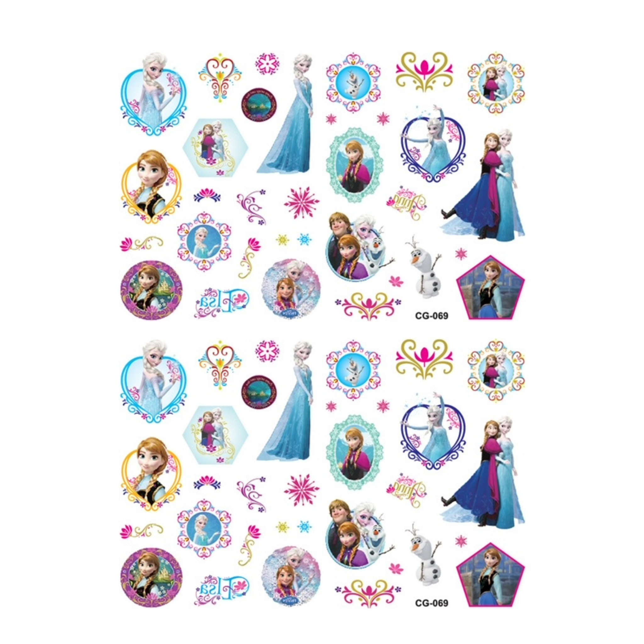 Frozen Tattoos (set of 2)