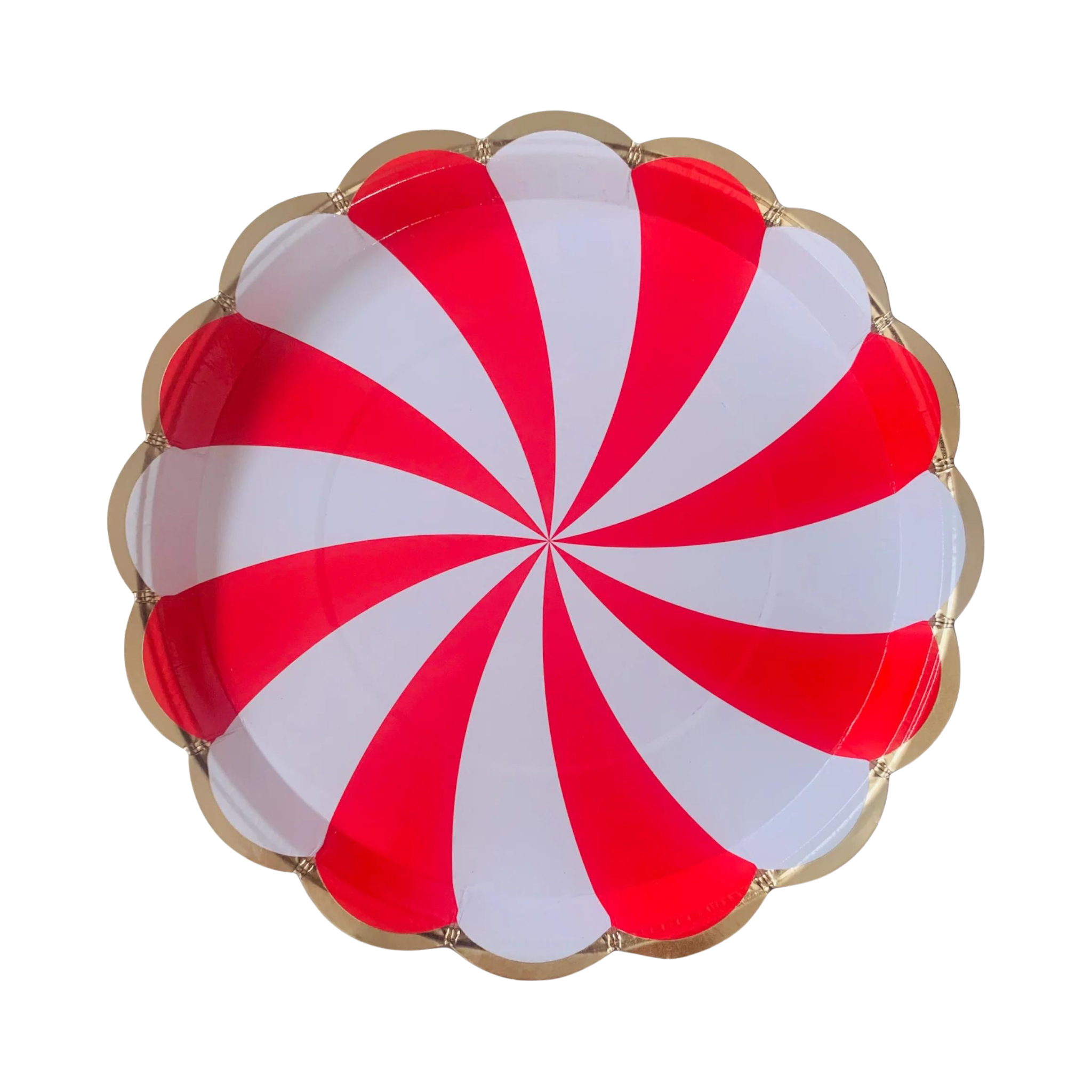 Red Carnival Plates (set of 8)