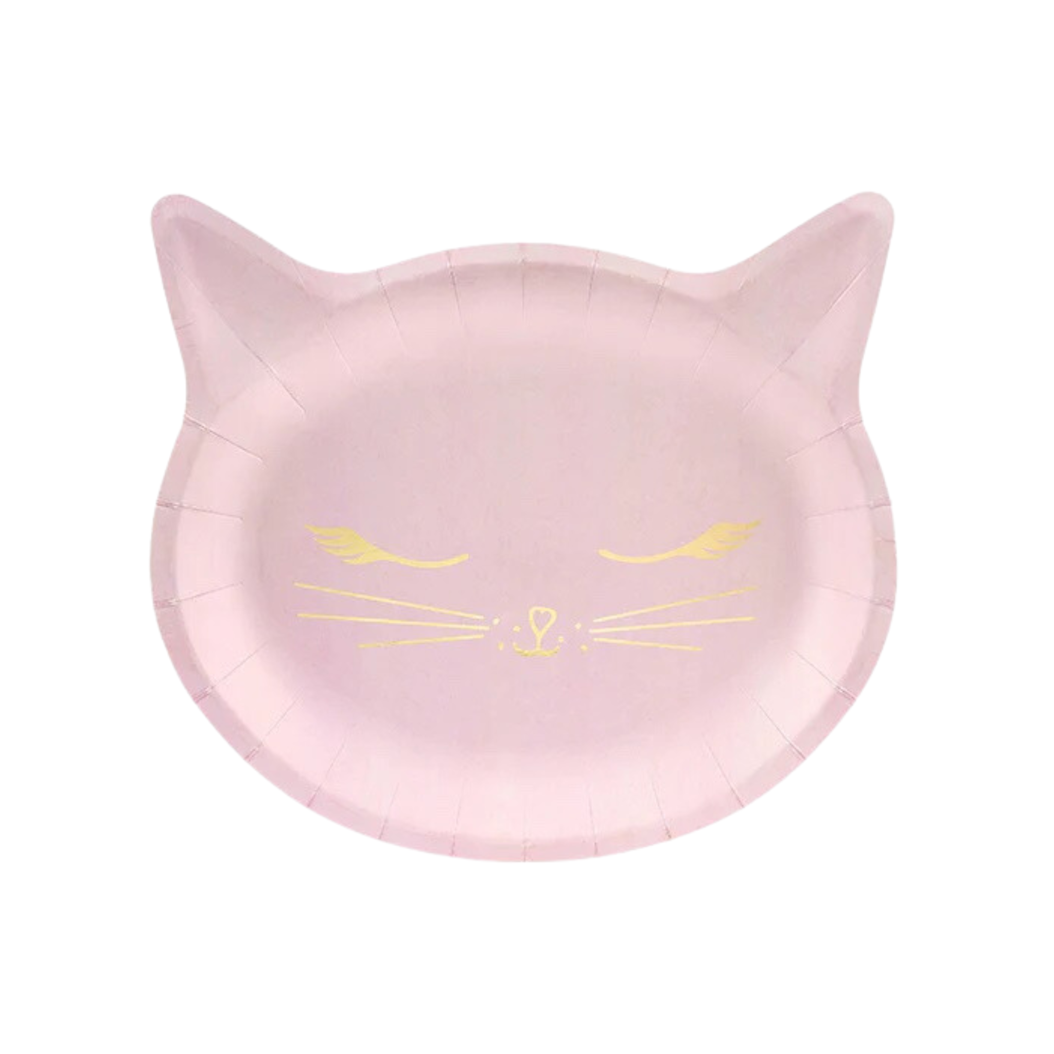 Pink Cat Plates (set of 8)